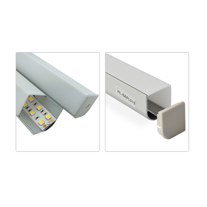 Corner Channel Aluminum LED Profile For 20mm Multi-Row Flexible LED Strip Lighting Corner Channel Aluminum LED Profile For 20mm Multi-Row Flexible LED Strip Lighting